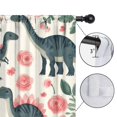 thumbnail image 4 of Blackout Kids Curtains,Cute Dinosaur Pattern Childrens Insulated Curtains Set Of 2,Bedroom Essentials,Toddler Room Decor 42x84in(106x213cm), 4 of 4