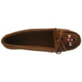 thumbnail image 7 of Minnetonka Women's Thunderbird II Moccasin,Brown Suede,6.5 M US, 7 of 7