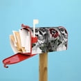 thumbnail image 6 of Bingfone Skulls Roses Magnetic Mailbox Cover Standard Size For Garden Yard Outdoor Decorations-21x18 In, 6 of 7