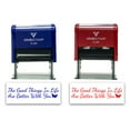 thumbnail image 2 of All Quality The Good Things In Life Are Better With You Self-Inking Rubber Stamp | Family & Friends | Novelty Homely Stamps (Red Ink) - Q-300, 2 of 8