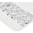 thumbnail image 3 of Popular Bath White Sinatra Bath Decor Accessories, Premium, Durable, Acrylic Resin, Eco-Friendly Contour Rug (24" W x 20" L), 3 of 5