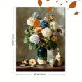 thumbnail image 3 of Beige Hydrangea Botanical Impressionist Canvas Living Room Modern Neutral Floral Wall Decor, 3 of 8