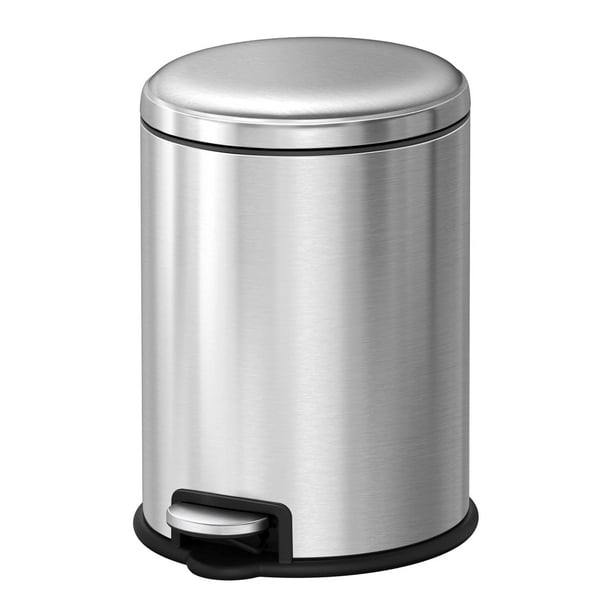 Bote de basura EKO Serene 5L acero inoxidable con cubo interior cierre suave