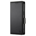 thumbnail image 2 of For Samsung Galaxy S26 Ultra 5G Wallet Case Flip Card Holder,PU Leather Side Buckle Magnetic Frosted Women Men Cover,Black,For Galaxy S26 Ultra 5G, 2 of 7