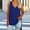 #112-Blue, variant on Women's Plus Size V Neck Loose Fit Casual Top, Side Split Hem Sleeveless Blouse, Soft Breathable T Shirt for Summer Daily Wear Gift