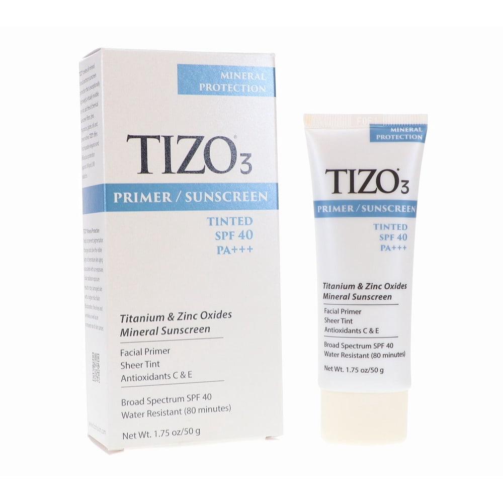 Tizo3 Facial Mineral Sunscreen Tinted SPF 40, 1.75 oz