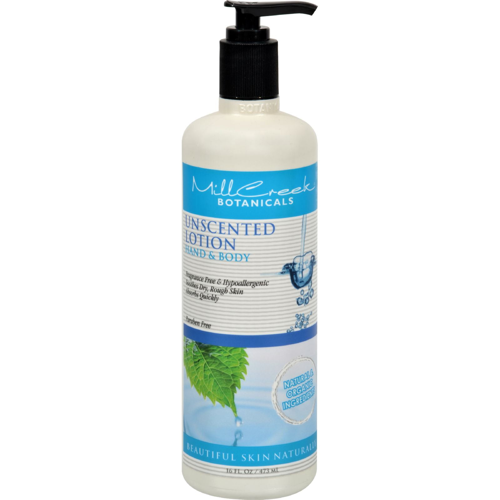 Mill Creek Botanicals Hand And Body Lotion Unscented 16 fl oz