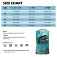 thumbnail image 4 of Kdxio Realistic Ocean Shark for Men's Muscle T-shirt,Sleeveless for Workout Running Athletic Gym Lounge Casual, 4 of 5