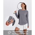 thumbnail image 4 of Camisa XIEERDUO de manga larga con protección contra salpicaduras, ligera, gris, talla M, 4 of 5