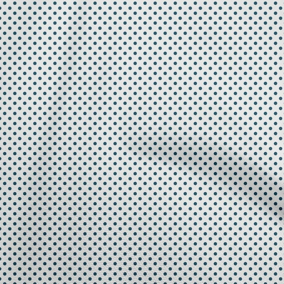 oneOone Velvet Teal Blue Fabric Dot Sewing Craft Projects Fabric Prints By Yard 58 Inch Wide
