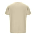 thumbnail image 5 of Men's Casual Henley Short Sleeve V-Neck Button Decorated T-Shirt Fashion T-Shirt with Pocket, 5 of 5