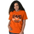 thumbnail image 4 of Idaho ID Distressed Vintage Eagle Men's Graphic T Shirt Tees Brisco Brands X, 4 of 6
