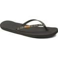 thumbnail image 2 of Reef Women's Slim Ginger Beads Sandals Black 8, 2 of 5