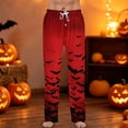 thumbnail image 2 of Satingcolo Halloween Skull Pajama Pants for Men Funny, Mens Sleep Lounge Pants Pajama Bottoms Lightweight Sleepwear,Halloween Gift For Men, 2 of 6
