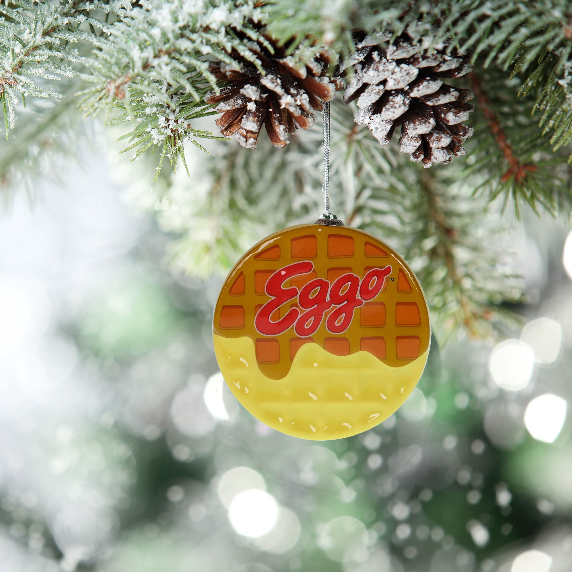 Eggo Waffle Christmas Ornament, 1 Piece