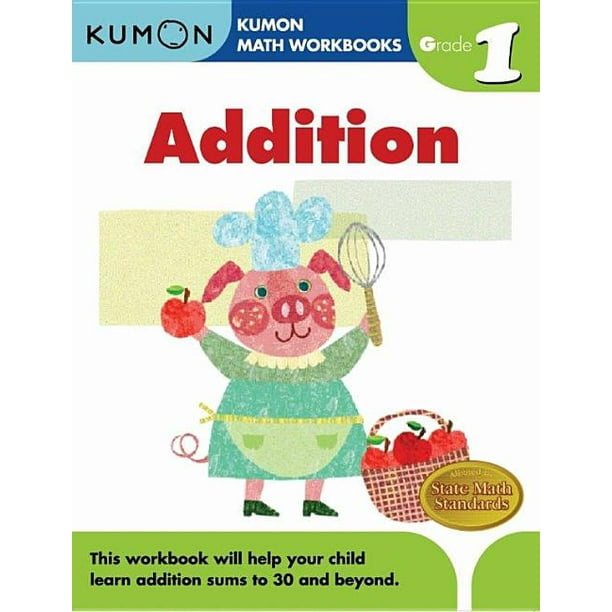 Kumon Math Workbooks Addition Grade 1 (Paperback)