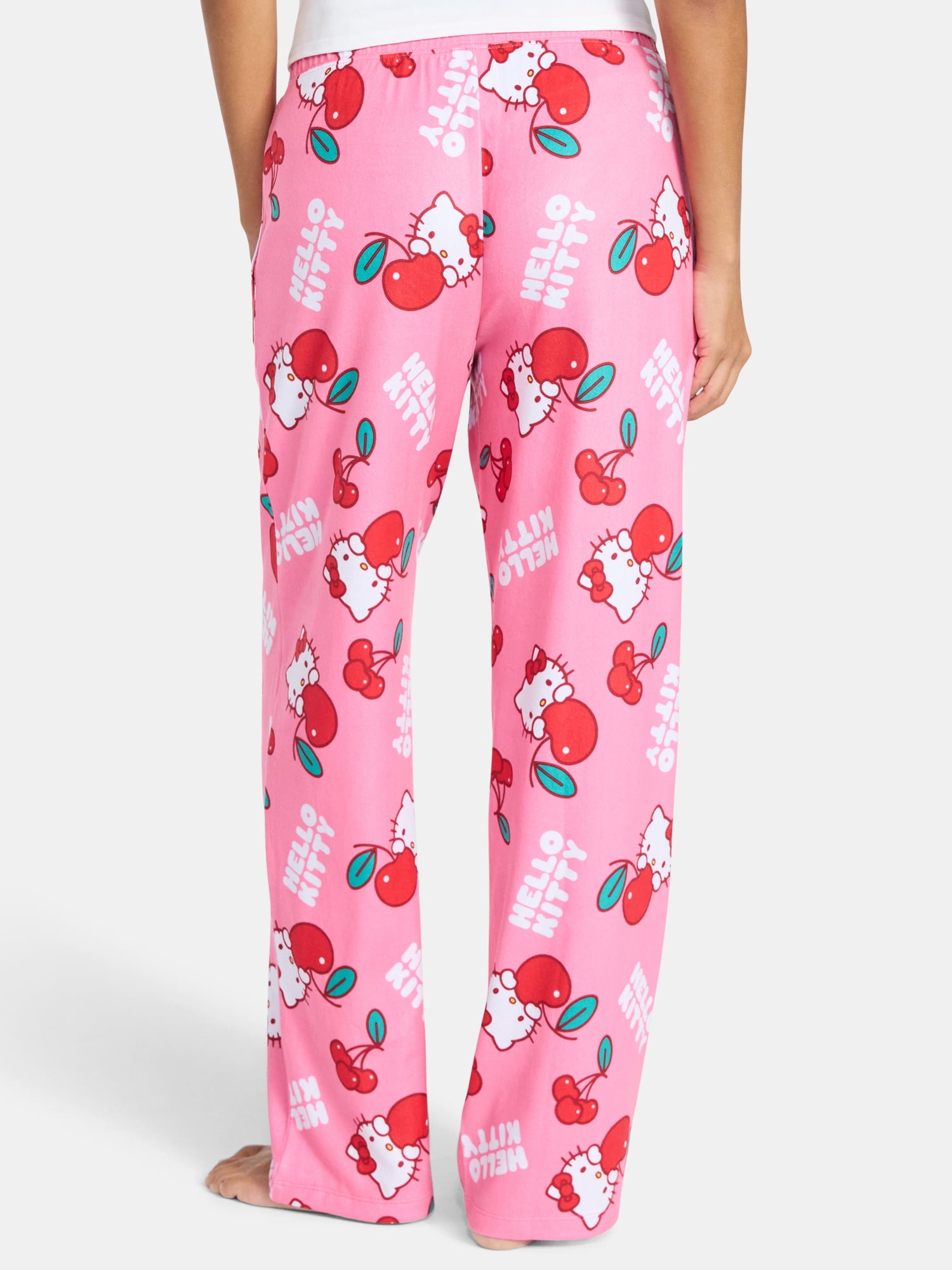 Hello Kitty Women's and Women's Plus Sleep Pants with Pockets, 32" Inseam, Sizes XS-3X