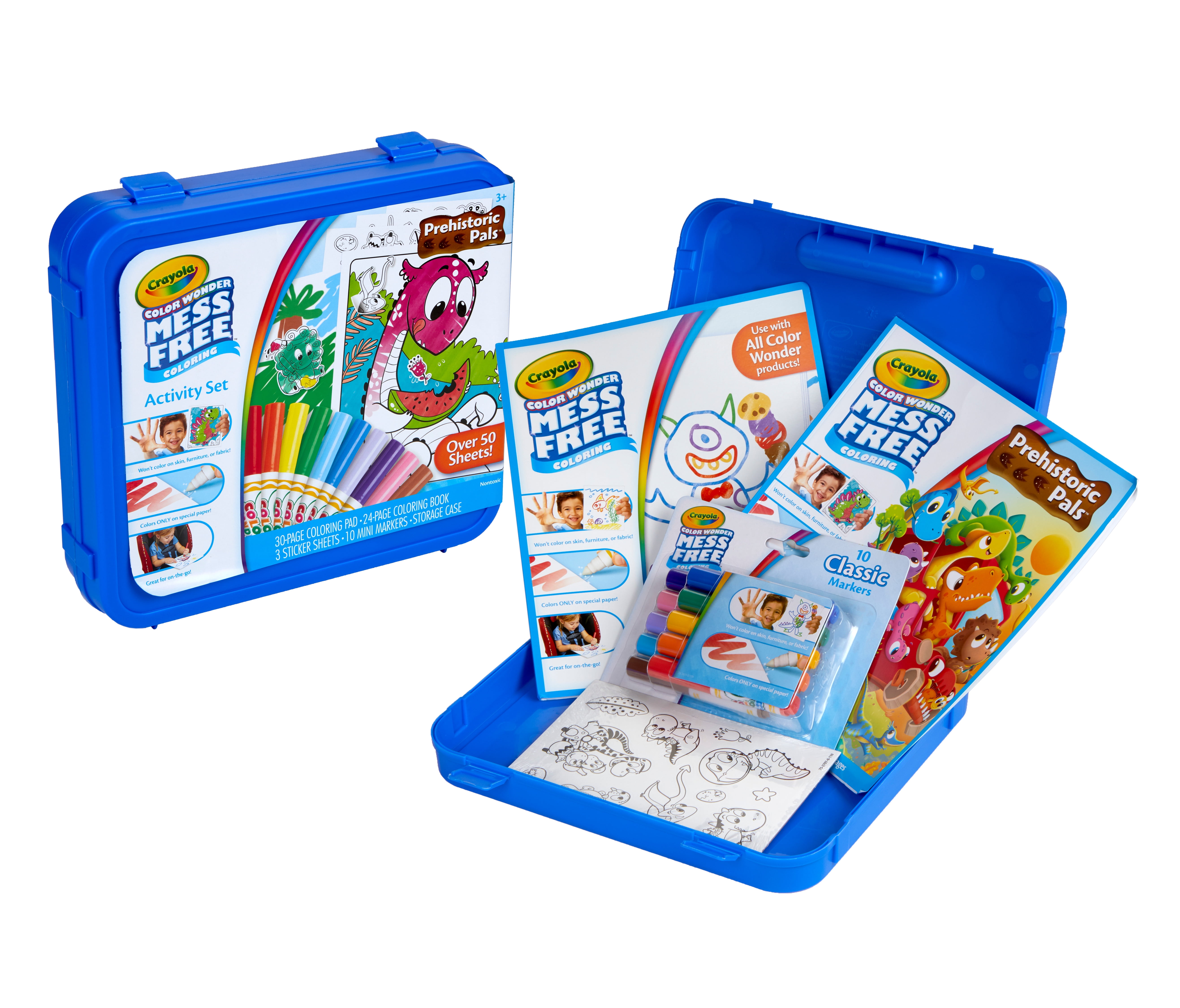 Crayola Color Wonder Prehistoric Pals Coloring Set, Art Kit for Kids,  Holiday Toys for Girls & Boys, Beginner Child