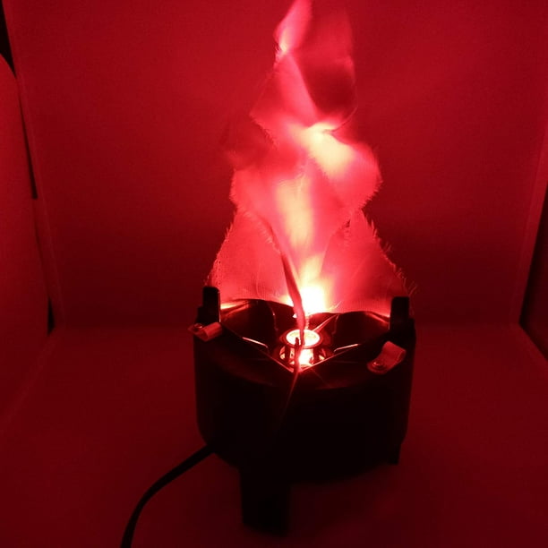 2 Pack LED Fausse Flamme Lampe 3D Feu Flamme Électronique Veilleuse Prop  Simulé Flamme Lampe Réaliste Soie Flamme Effet pour Halloween Noël  Intérieur Feu De Camp Fête Décoration 