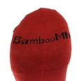 thumbnail image 6 of BambooMN Unisex Mens and Womens Quarter Socks Made of Rayon from Bamboo - Cherry Red - 4 Pairs - Small, 6 of 6