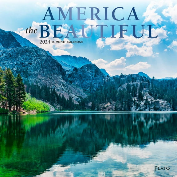 America the Beautiful 2024 Wall Calendar 12x12 by Browntrout