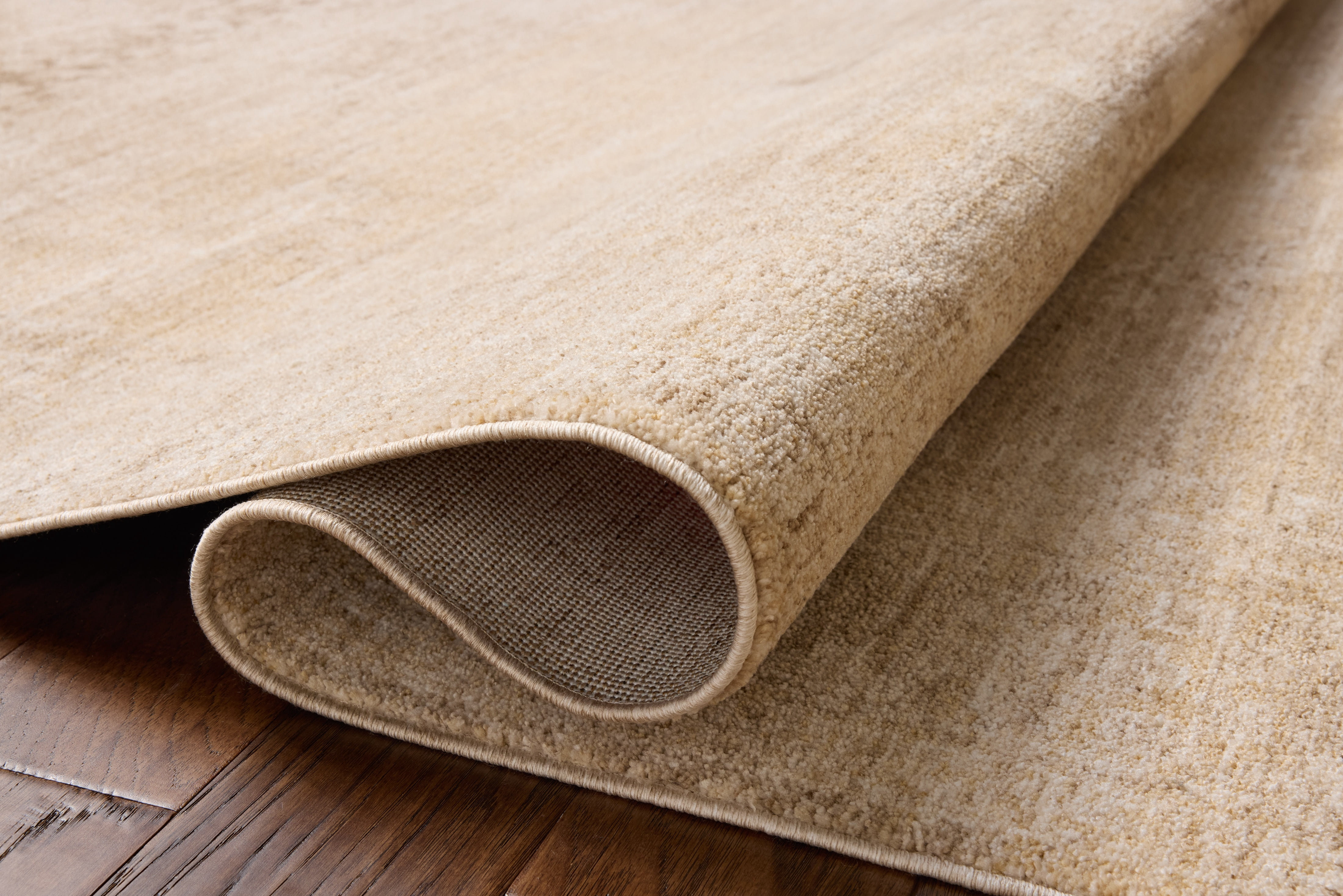 Chris Loves Julia x Loloi Palma Wheat / Taupe 18" x 18" Sample Rug