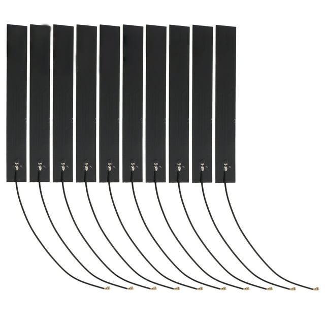 Antena de 10 piezas con transmisión estable, amplio rango, interfaz IPEX y fuerte capacidad antioxidante. Antena interna.