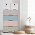 thumbnail image 6 of Storage Cabinet 6 Drawers Dresser Bedside Organizer Tower Chest Room Bedroom, 6 of 19