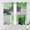 Green Grey, variant on Dashan Green Abstract Blackout Curtains for Bedroom,Green and Grey Darkening Curtain for Living Room,52x63 Inch,2 Panels