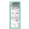 thumbnail image 2 of ArtToFrames 12x33 inch Eggshell Blue Picture Frame, Blue Wood Poster Frame (4599), 2 of 8
