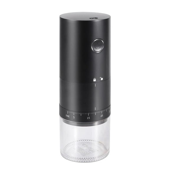 Food Blender - Kitchen Mixer - Portable Electric Conical Coffee Grinder B(1X Coffee Maker - Black)