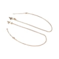 thumbnail image 4 of 2 uds. Collar con colgante de delfín y ballena, collar con colgante en forma de animales de aleación, regalo de joyería para novio, novia, dorado, 4 of 5