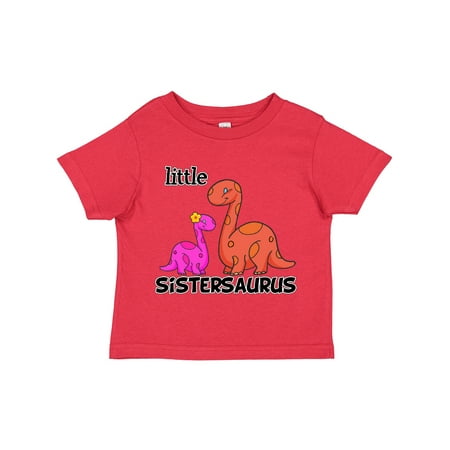 

Inktastic Little Sistersaurus Gift Toddler Toddler Girl T-Shirt