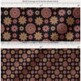 thumbnail image 2 of Soimoi Black Cotton Voile Fabric Multicolor Dot Mandala Printed Craft Fabric by the Yard 42 Inch Wide, 2 of 7