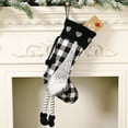 thumbnail image 3 of 3D Santa Gnome Christmas Stockings Personalized Plush Stocking Xmas Hanging Socks for Home Fireplace Tree Decor, 3 of 4