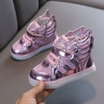 thumbnail image 5 of Kid Shoes Kids Baby Girls Sneakers Bling Led Light Luminous Sport Shoes Toddler Sneakers Pink 12 Months-15 Months, 5 of 5