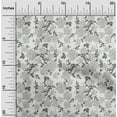 thumbnail image 1 of oneOone Viscose Jersey Fabric Leaves & Floral Ikat Printed Craft Fabric BTY 60 Inch Wide, 1 of 4