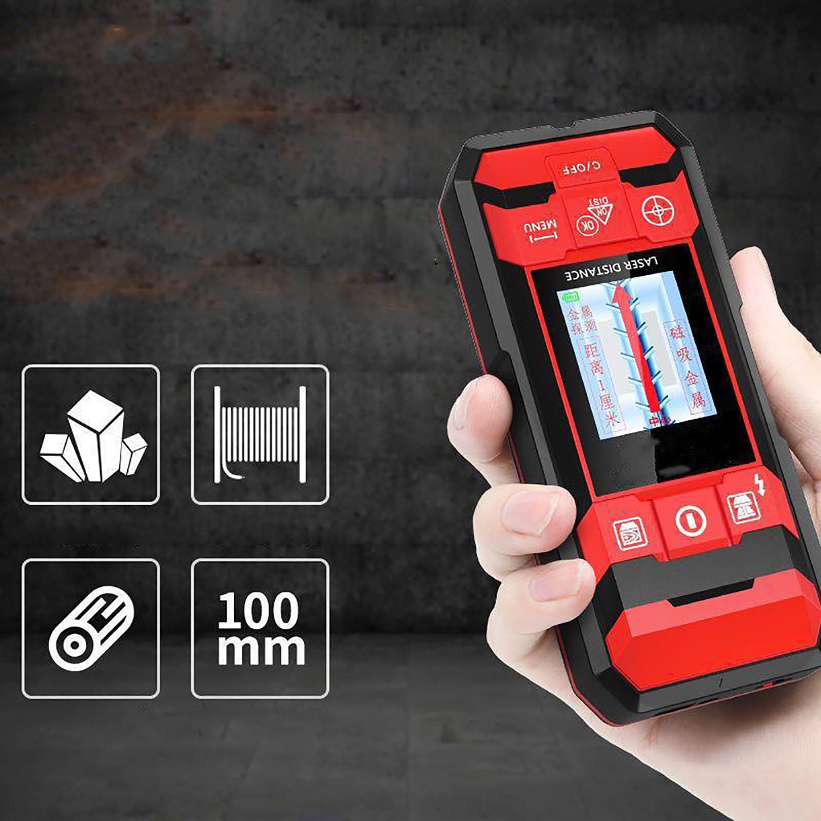 Kyusrd Multifunctional Wall Detector