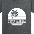 thumbnail image 4 of Inktastic Santa Barbara California Palm Tree Youth T-Shirt, 4 of 5