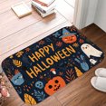 thumbnail image 5 of 1pc Happy Halloween Absorbent Non-Slip Bathroom Thickened Flannel Rug Decor,Soft,Quick Drying,Suitable For Indoor/outdoor Use,Bathrooms,Bedrooms,Kitchens,Terrace,Laundry Rooms,16"x24", 5 of 9