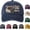 Navy, variant on Raised on Vinyl and V8s The Gearhead Classic Cap, Vintage Washed Adjustable Baseball Hat for Car Guys (1 Pc)