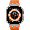 thumbnail image 6 of VeveXiao Luxury Designer Rugged Band for Apple Watch Ultra 2/Ultra Band 49mm 45mm 44mm 42mm, Silicone Strap Waterproof Replacement Band for iWatch iWatch Series 9 8 7 6 5 4 3 2 1 SE, 6 of 9