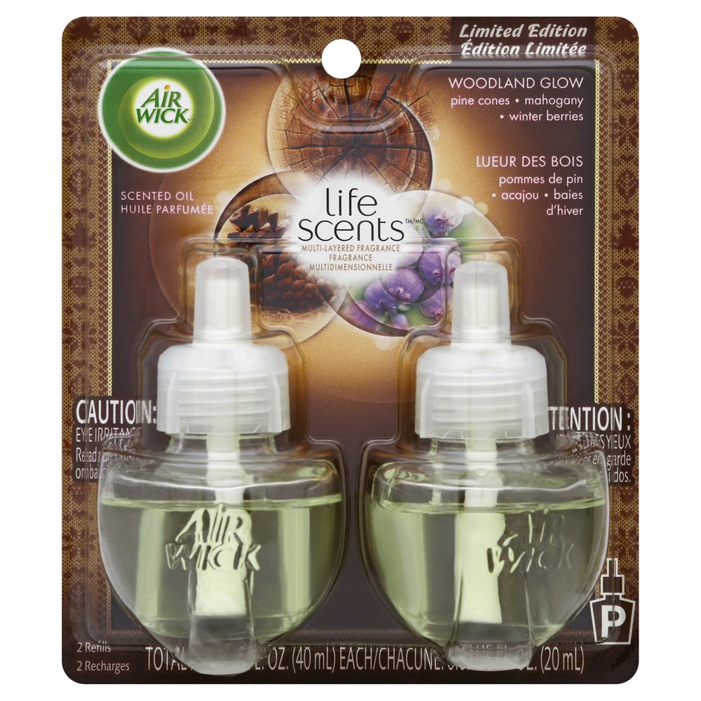 Air Wick Life Scents Limited Edition Scented Oil Refills, Woodland Glow