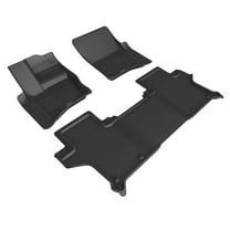 3D MAXpider Custom Fit Kagu Floor Mat (Black) Compatible with Land Rover Defender 90 2020-2025 - 1st & 2nd Row