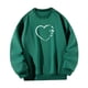thumbnail image 3 of Sudadera de mujer, sudadera de cuello redondo, sudadera sin capucha, sudadera tipo pulóver, ropa de otoño L, 3 of 9