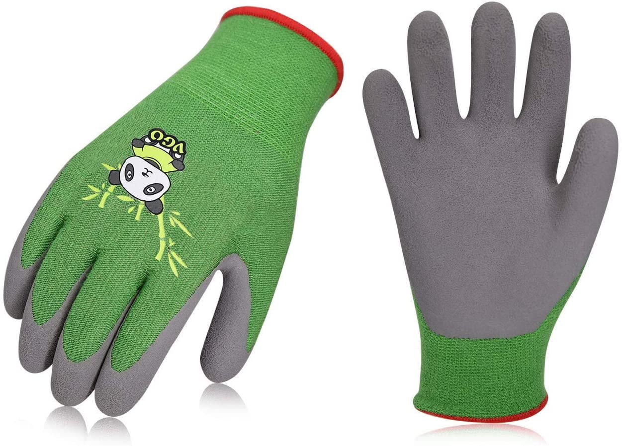 1 pair Childrens Kids Gardening Gloves 