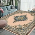 thumbnail image 3 of 1PC Ornate Regional Carpet Partial Carpet, Lightweight Washable Easy-to-Tidy Carpet Mat Festival Gift, Suitable for Living Room, Bedroom, Dining Room, Office, Balcony, Room Accessories, 3 of 8