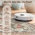 thumbnail image 6 of Design&I 6'x9' Ultra Soft Area Rug, Neutral Symmetrical Beige Boho Cream Pile Vine Delicate Botanical None Fluffy Washable Non Shedding for Guest Room Bedroom Living Room, 6 of 7