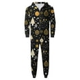 thumbnail image 6 of Odeerbi Christmas Onesie Pajamas for Family Holiday Sleep Jumpsuit Long Sleeve Family Christmas Pajamas Matching Sets Dad Printed Loungewear Jumpsuit Sleepwear Xmas PJs Set Red, 6 of 7