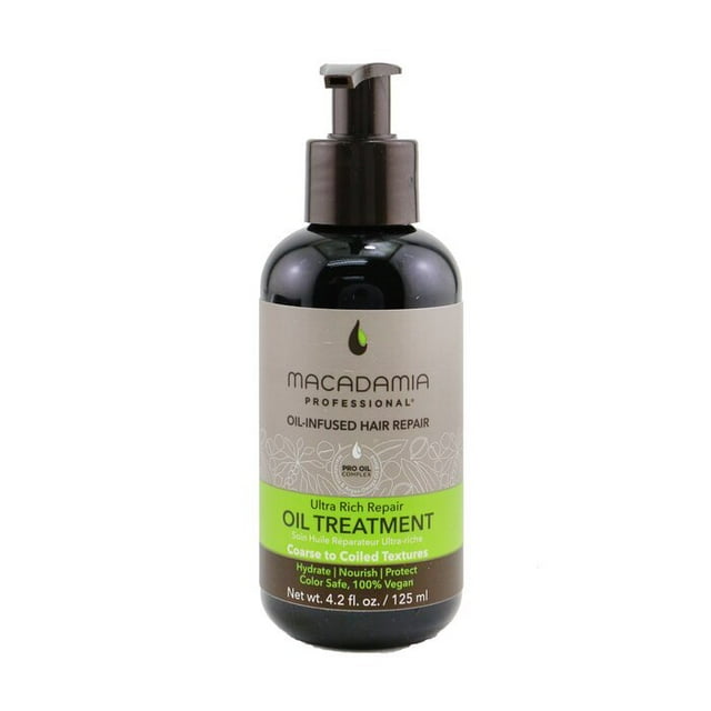 Macadamia Huile Naturelle Professional Traitement de l'Huile de Réparation Ultra Riche (Grosse aux Textures Enroulées) 125ml/4.2oz